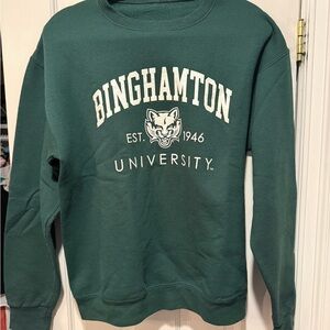Binghamton University Green Sweatshirt